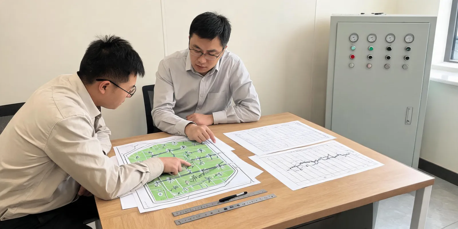 Procurement review table with controller diagrams